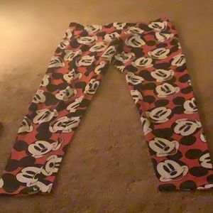 Women’s H&M divided Mickey Mouse leggings